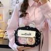 Cute Starry Sling Bag With Polyester Material For Casual Travel