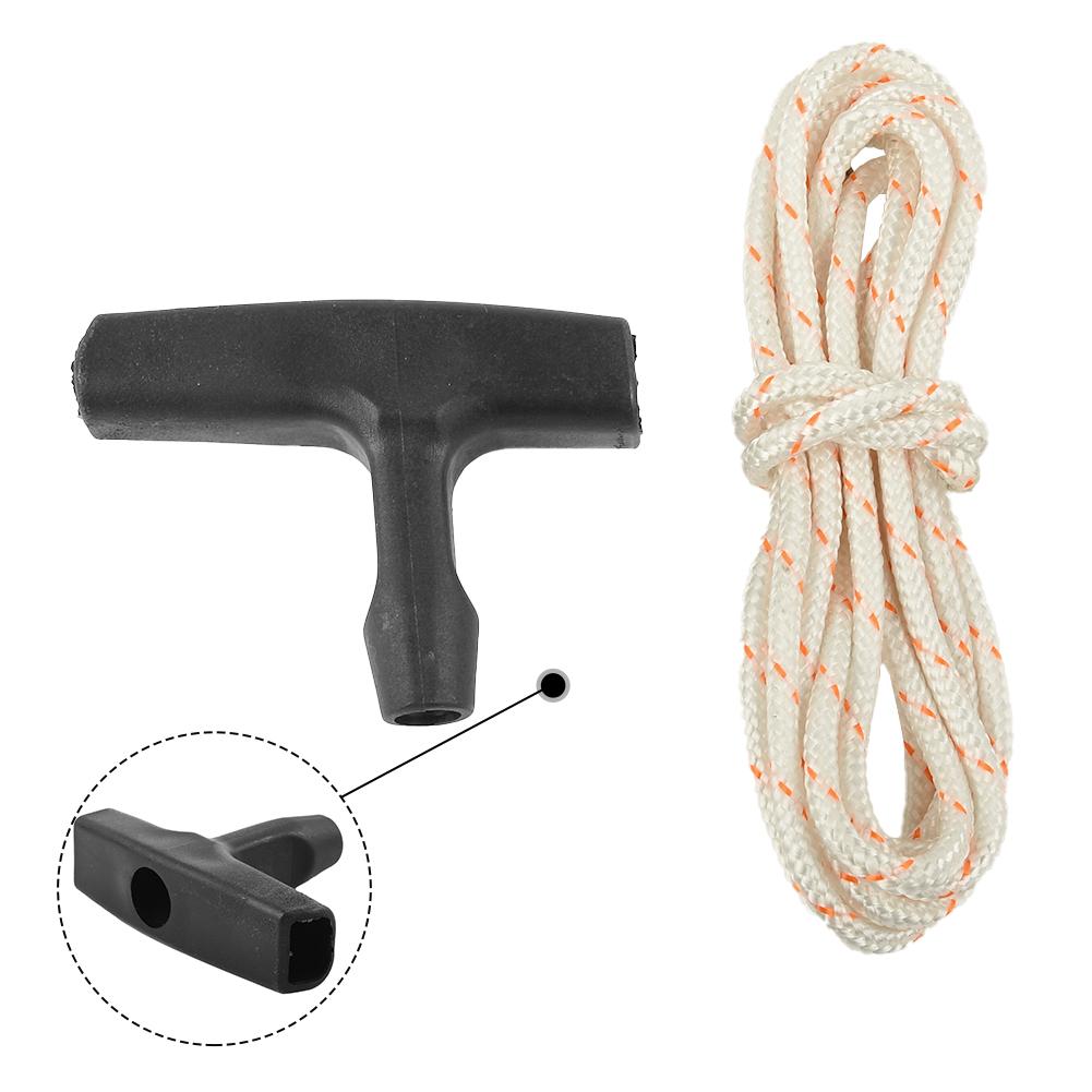 Replacement Pull Cord Rope and Handle for Mountfield Lawnmowers Made from Plastic and Polyester Suitable for Multiple Models