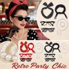 Set Accesorii Costum Petrecere Vintage Retro - Bentiță, Eșarfă, Ochelari, Colier, Brățară, Cercei