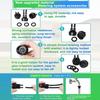 2pcs 3/4 Inch Faucet Adapter 8/11mm Locking Barb 3 Way T-Type Drip Hose Connection Fitting for Irrigation Spray Cooling System
