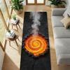 3D Magma Visual Effect Runner Rugs Fabric Is Comfortable Non Slip Easy Clean Perfect for Home Kitchen or Vacation Home Mat