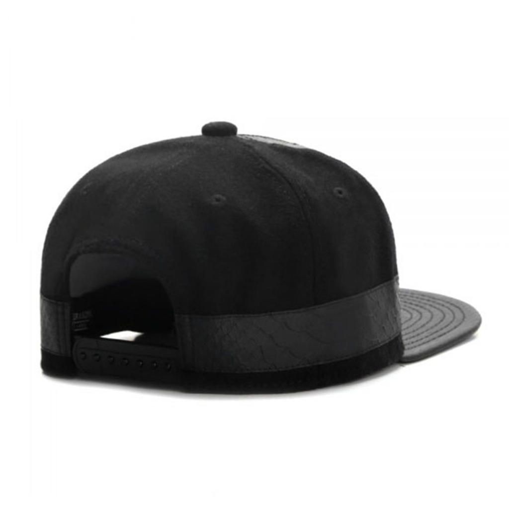 Hip Hop Blank Black Leather Adult Sun Hat Hip Hop Baseball Hat