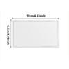1* 15x8cm/11x6.5cm Car Sun Visor Mirror Portable Makeup Mirror Stainless Steel Clearer Image Universal For Truck Vans SUV