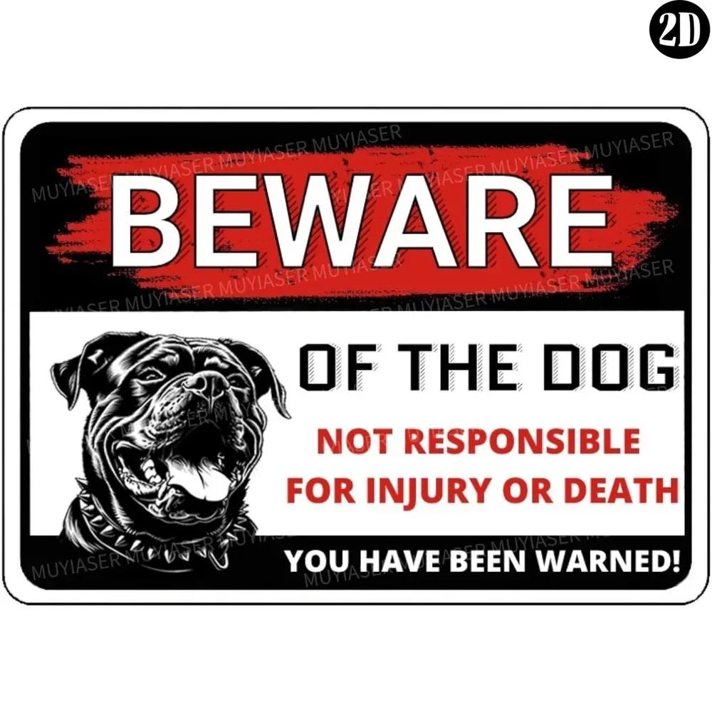 Beware of The Dog Rottweiler You Have Been Warned Aluminum Sign Outdoor Yard Warning Perfect for Fence Yard Home Dec