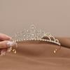 Vintage Queen Princess Crown Rhinestone Crystal Bridal Tiaras New Bridal Headband  Birthday Gift