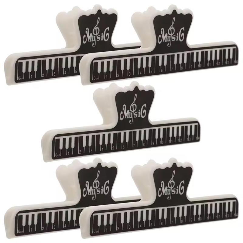 1-5PCS/Pack Portable Music Sheet Page Holder Clip Versatile Use File Sorting Book Magazine Clamps Home Office Daily Supplies ZYF