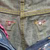 Paul Smith Red Ears Straight Denim Pants 42 Button Fly Jeans Men's Used