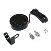 12.5 x 10.8 x 5CM 5 in 1 Motorcycle LED Voltmeter Thermometer Black Waterproof