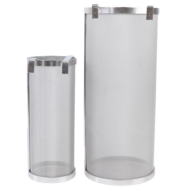 300 Micron Stainless Steel Brew Beer Hop Mesh Filter Strainer With Hook