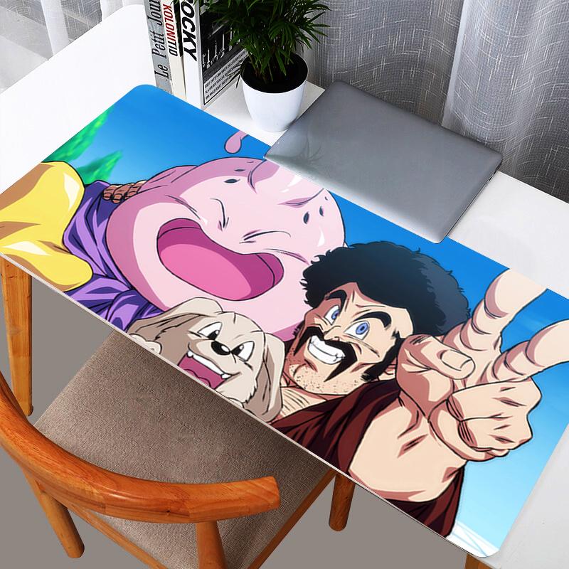

DBZ Dragon Ball Majin Buu Mouse Pad Professional eSports Game Players Speed Lock Edge Rubber Game Desk Mousepad Keyboard Mat 30x60x0.2cm