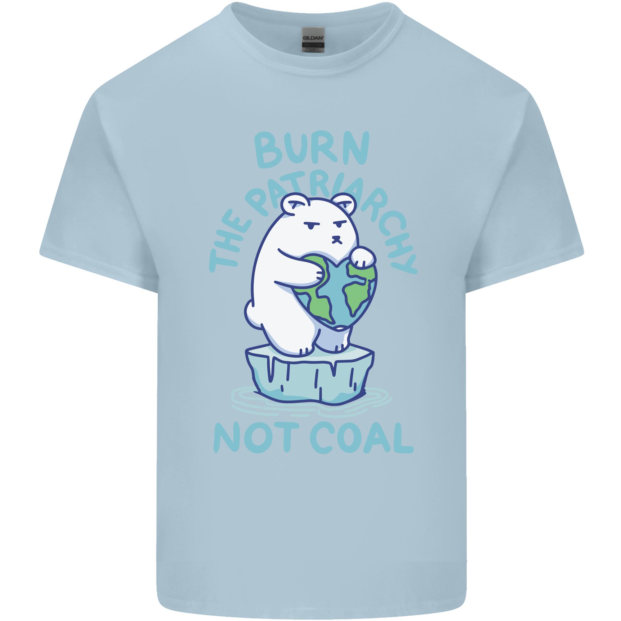 EnvironUnisext Burn the Patriarchy Not Coal Unisexs Light Cotton TShirt S