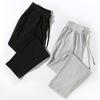 Zirunking Sweatpants Female Gray Black Straight Pants Wide Leg Sweat Pants Women Pants  Casual Loose Baggy Hiphop Pants Weikuzhi