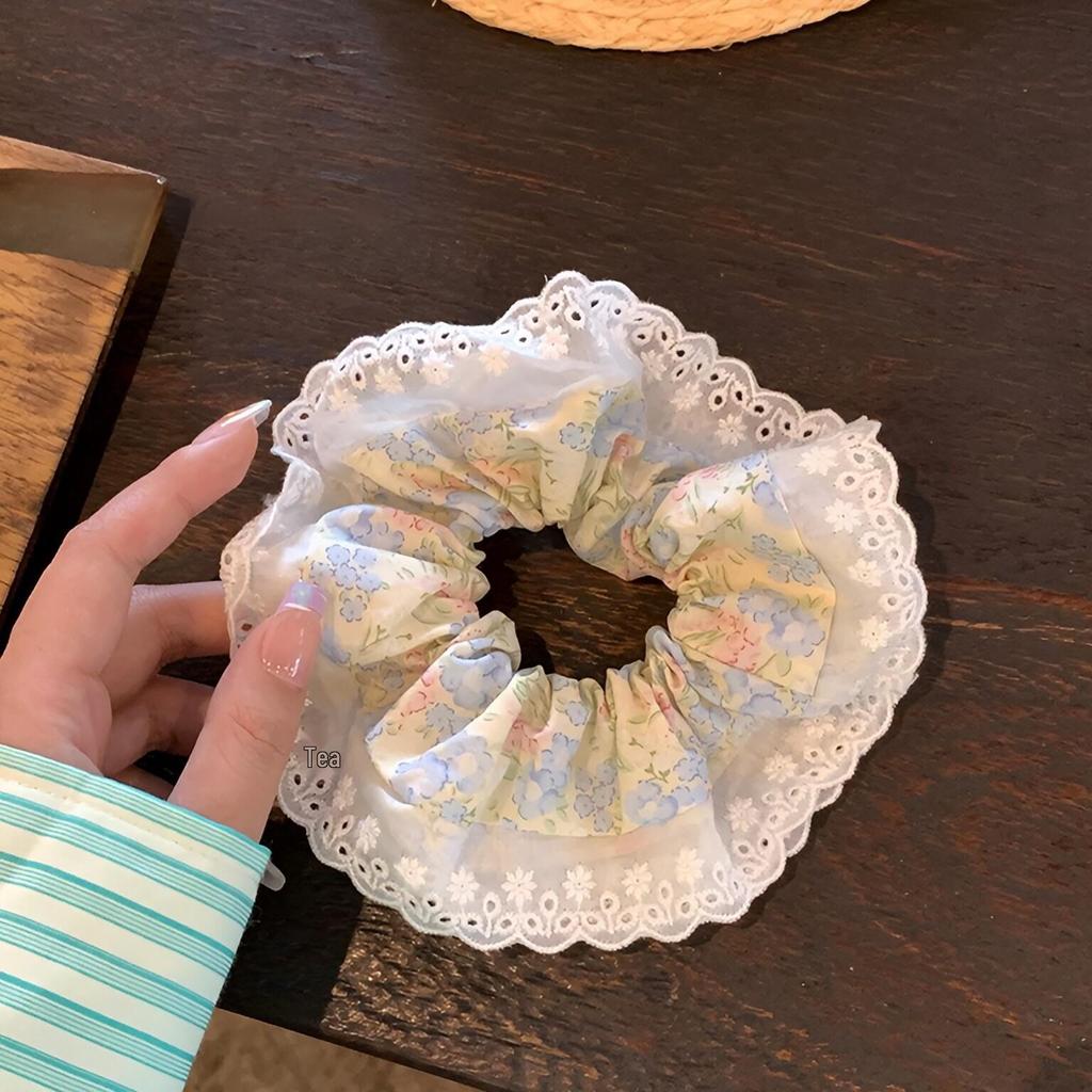 2025 Striped Ball Head Hair Tie: Large Intestine Style for High Ponytails