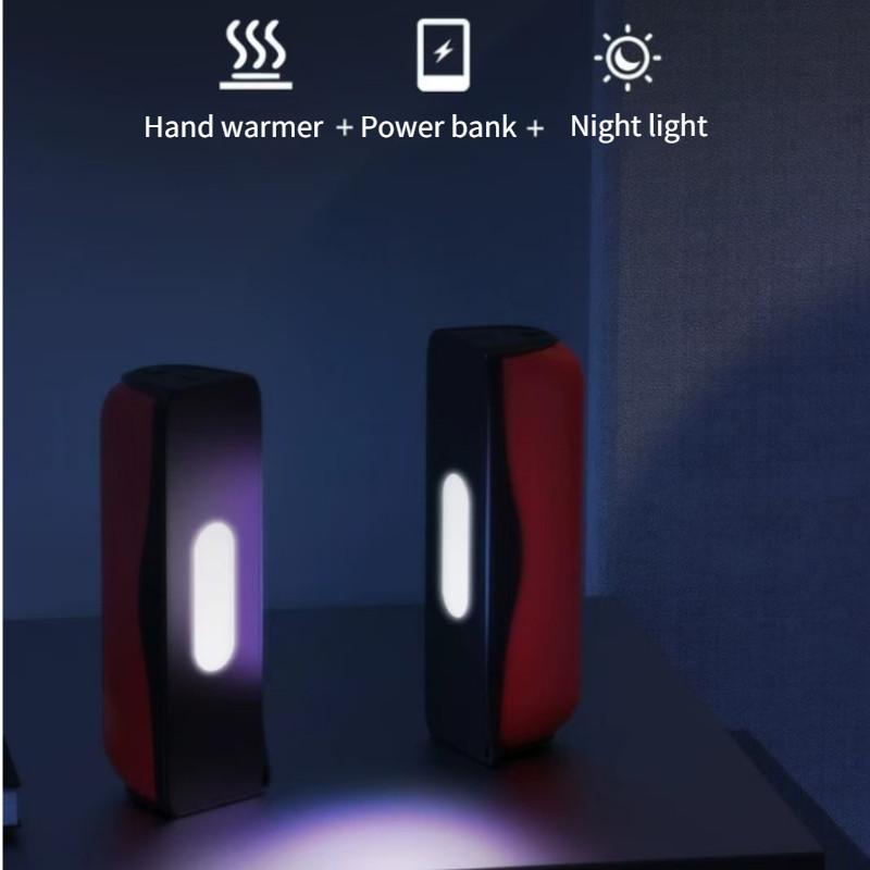 5000mAhx2 USB-Aufladung Doppelseitige Heizung Split-Typ Elektrischer Handwärmer Ladegerät Magnetischer Handwärmer