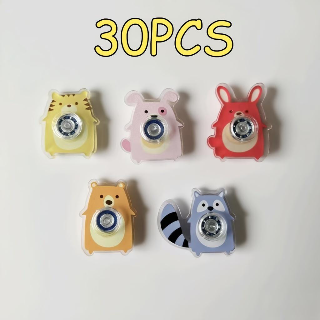 5/15/30 Stück Niedliche Tier Fidget Spinner Langlebige Antistress Rotierende Spielzeuge für Kinder Spielzeug Kaufen Weihnachtsgeschenk Partygeschenk gray
