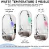 3 Colorful LED Faucet 360 Degree Rotation 3 Color Temperature Change Sensor Bright LED Light Accessories for Restaurant Bathroom Kitchen