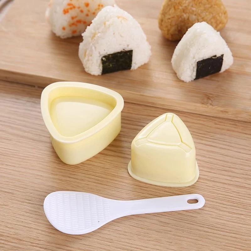 Sushi-Herstellungswerkzeuge Onigiri-Formen Dreieck-Former Deko-Zubehör für Sushi-Reisform-Former Reiskugeln SSGJ001