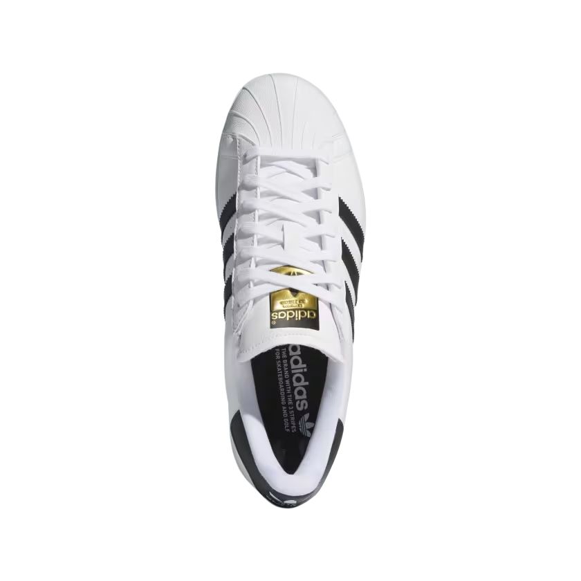 Adidas Superstar Spikeless Golf White Black Unisex Sneakers Cloud-White Core-Black Gold-Metallic IE6052