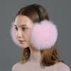 Korean Style Cute Fox Fur Earmuffs - Warm, Furry Winter Protection