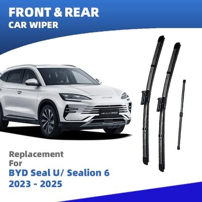 RHD Front Rear Windshield Wiper Blades For BYD Seal U SEALION 6 SA3 -2025 Song Plus Windscreen Window Brushes Accessories