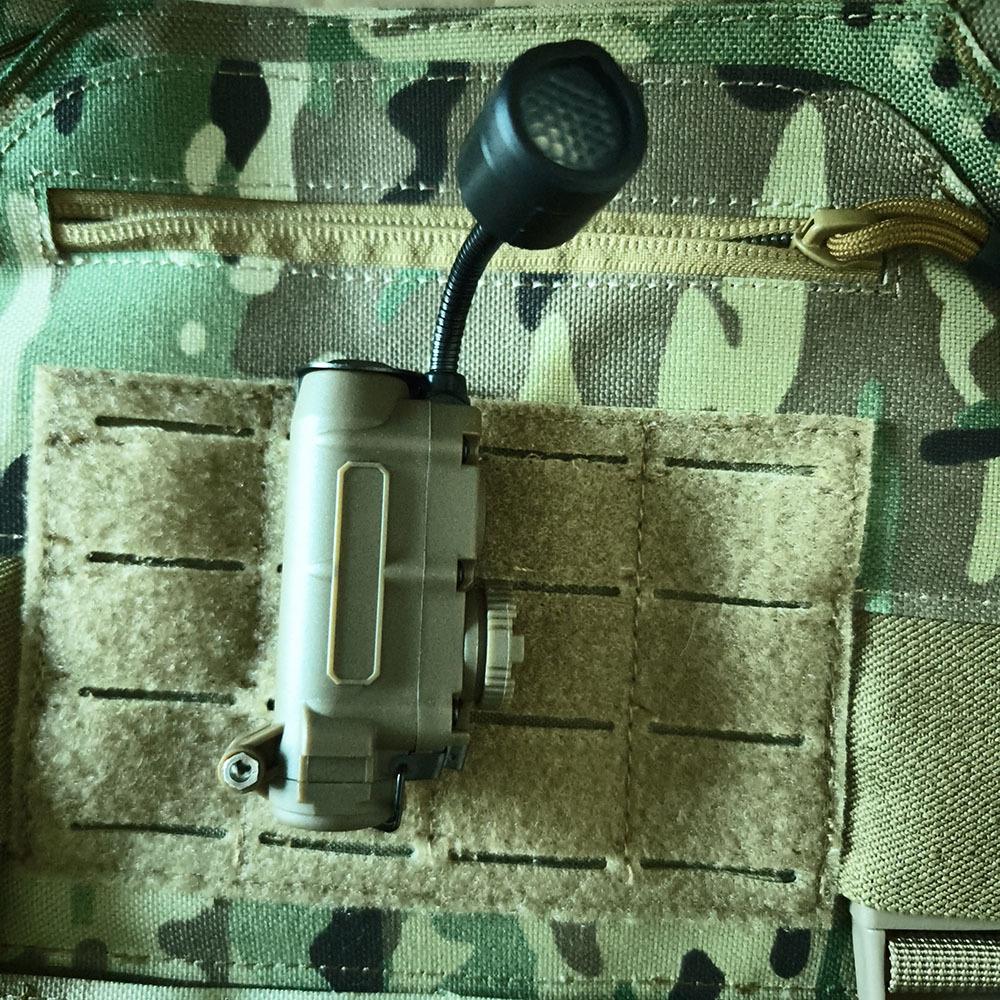 Klapperschlangen Taktische Helmleuchte: Mehrfarbig & IR-Signal für Outdoor-Überleben