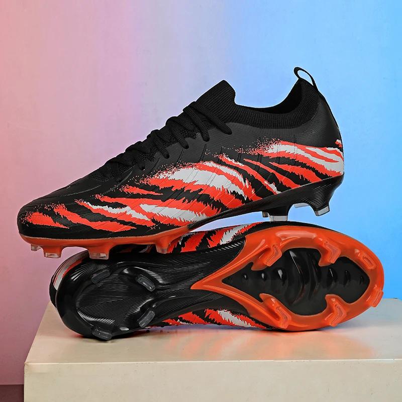 New Men Football Boots Sport Ultralight Non-Slip Outdoor Adult Cleats Match Unisex Soccer Shoes Comfortable Grass High-quality