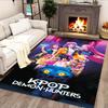 Tappeto vibrante in stile Neon Fashion Show per soggiorni, camere da letto, arredamento per la casa e come regali.