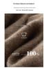 Women's 100% Pure Cashmere High Neck Long Sleeve Sweater - Autumn/Winter Collection