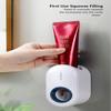 Automatic Toothpaste Dispenser Wall Mount Bathroom Bathroom Accessories Waterproof Toothpaste Squeezer Toothbrush Holder