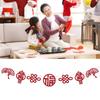 2023 Chinese New Year Banner Vivid Color Reusable Hanging Chinese Party Decoration for Shopping