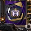 Wall Hanging Tapestry Anderlecht FC Print Cloth for Living Room Bedroom Home Decor