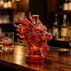 Trójwymiarowy Zwierzęcy Karafka do Whiskey, Dekoracyjna Butelka do Whiskey 350ml, Szklana Butelka na Likier w Kształcie Ptaka, Artystyczna Karafka do Wina Whiskey Likierów Dekoracja Domowego Baru