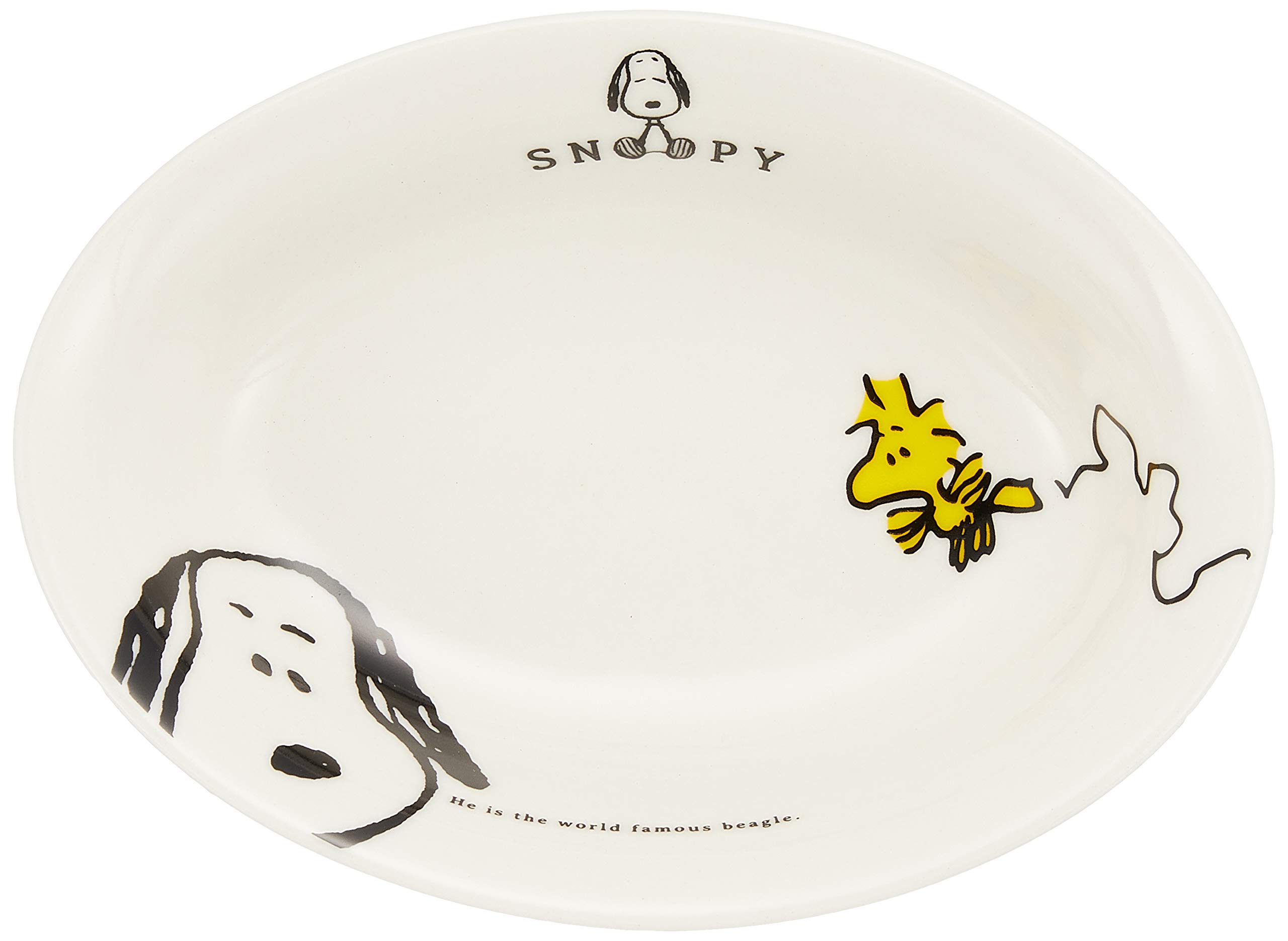 

Snoopy Joy Curry Plate 18cm White 606133 Peanuts белый