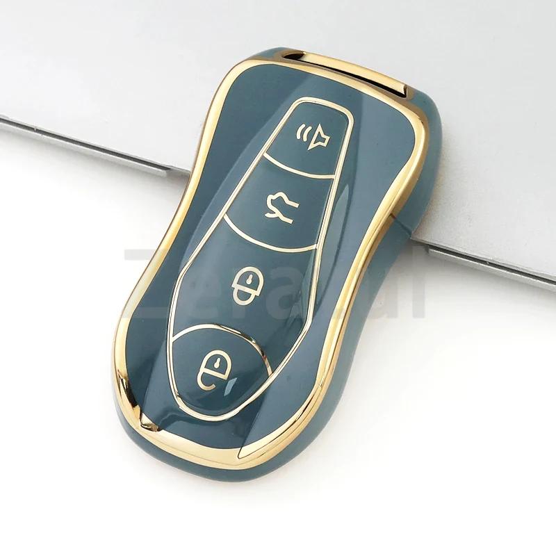 Fashion Tpu Auto Accessories Car Remote Key Cover Case Shell Fob For Geely Azkarra Fy11 Atlas Pro New Emgrand Gs X6 Suv Ec7
