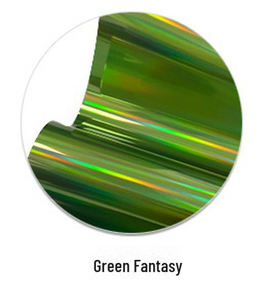 Silver PU Soft Metallic Fantasy Color Laser Heat Transfer Lettering Film