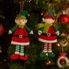 Boy Girl Hanging Bell Elf Cute Christmas Tree Pendant Elf Plush Doll  Christmas Party