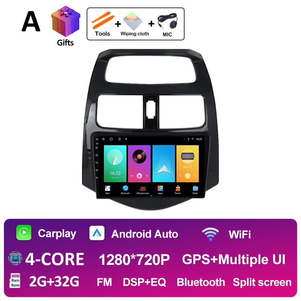 Intelligent System GPS Navigation For Chevrolet Spark Beat Matiz Creative 2009 2010 2011 - 2016 Cooling fan Android Auto No 2din