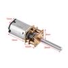 DC 12V Geared Motor Electric Micro Speed Reduction with Long Output Shaft for Robot DIY Output Shaft Diameter 3mm (12V 2000RPM)