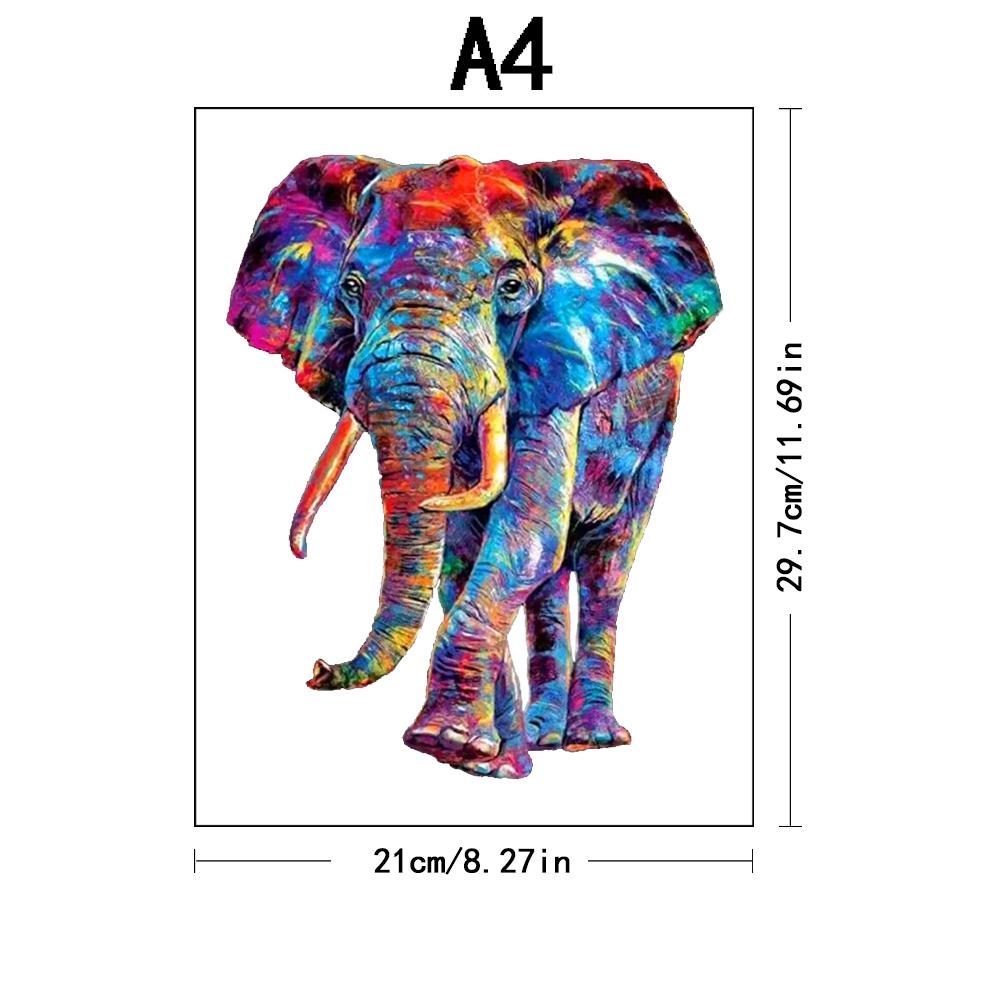 Wooden Puzzle - Colorful Succulent - Adult and Children's Wooden Puzzle - Unique Shaped Animal Wooden Puzzle - Adult Jigsaw