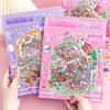 1Set Plus Size Cartoon Scenes Book Landscape Sticker Diy Toy Game Books 3D Sticker Cabin Scene Pocket Festival Birthday Gift