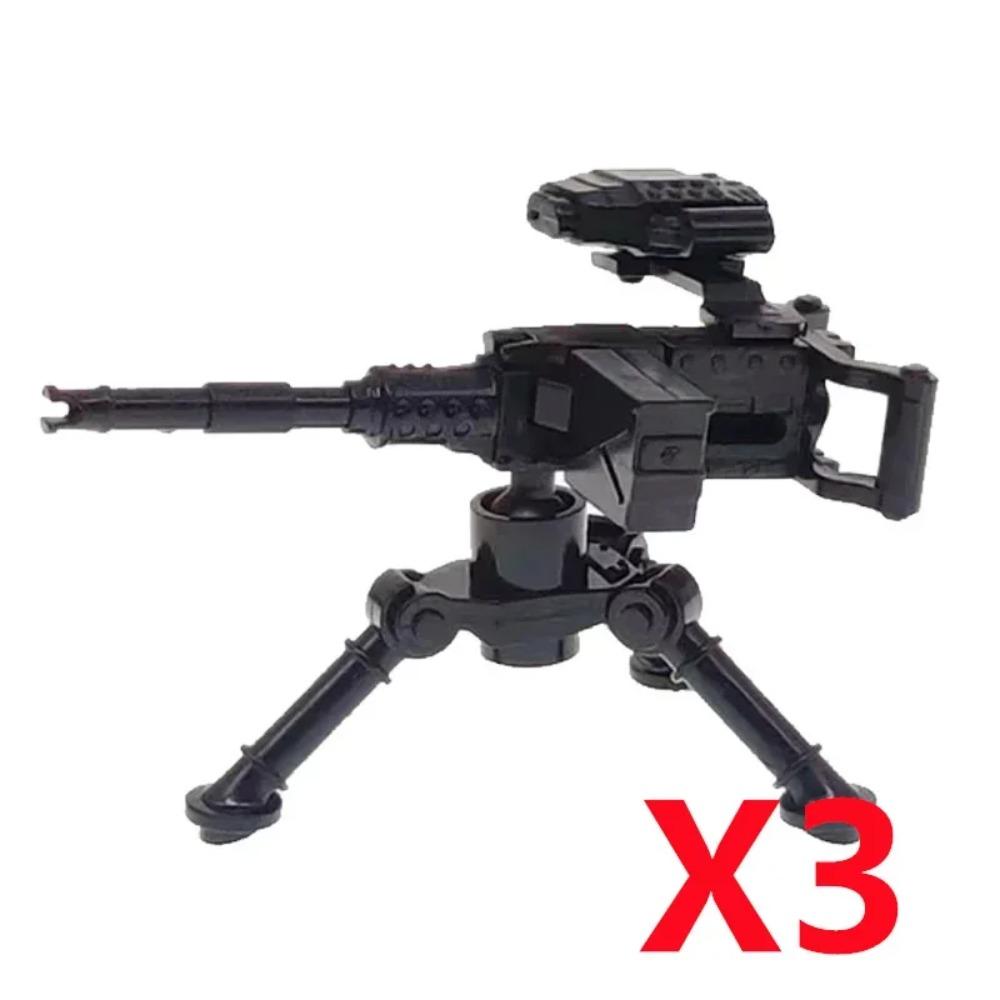 Vojenský MOC Stavebnice zbraní Těžký kulomet Gatling M19 NSV Figurky Dělostřelectvo Odminovací Pistole Kulka Hračka Dárek K013
