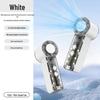 T242 Mini Portable USB Rechargeable Handheld Fan with Digital Display and High-Speed Turbine