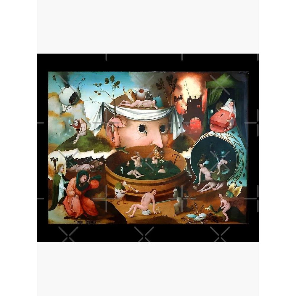 Tapestry The Vision of Hieronymus Bosch by Tondal 75x100 чёрный