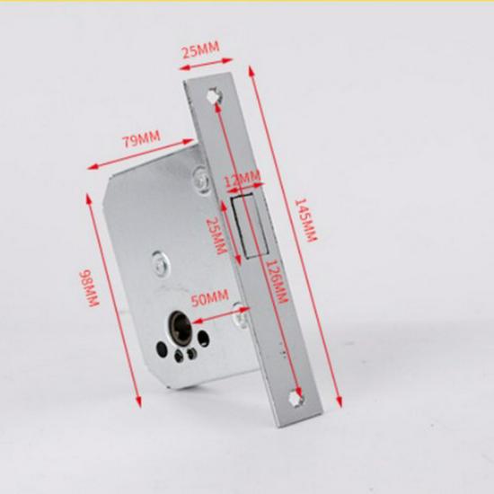 

Fire Door Lock with Master Key Cylinder and Closer, Pipe Shaft, Corridor, and Office Positioning.