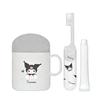 Kamio Japan - Set Spazzolino da Denti Kuromi Sanrio con Tazza Grande