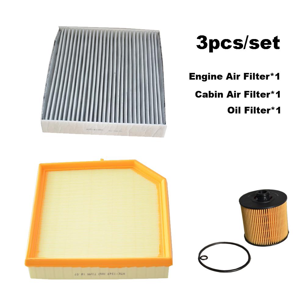3pcs Filter Set For LYNK&CO 02 03 1.5T 2018- A/C Cabin Engine Air Oil Filter Kit Car Accessories Auto Spare Parts 8888475602