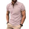 Men's Casual Short Sleeved Polo Shirt Versatile T-shirt