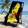 Custom Name Personalized Bamse Print Beach Towel, for Trip Camping Beach Party Home Decor, Birthday Gift for Family & Friends