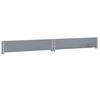 Planting Box Gray 100x100 cm Solid Pine Wood