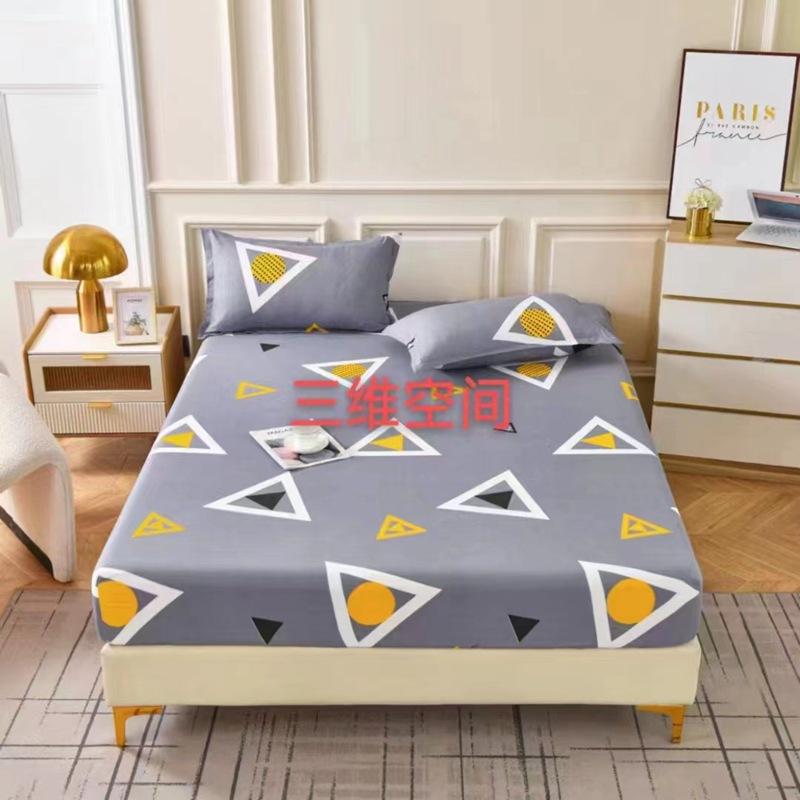 Woolen Bed Covers, Printed Bed Sheets, Hotel Mattresses, Protective Covers, Single Piece Dormitory Bedding 90 * 200cm-High 25 Single Bed Hat